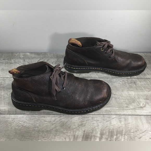 Dr. Martens Doc Sussex Bear Track Leather Men's Grunge Punk Work Boots Size 10 - Picture 3 of 10